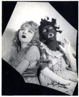 THE DUNCAN SISTERS as TOPSY AND EVA (ca. 1923) Theatre photo by James Hargis Connelly
