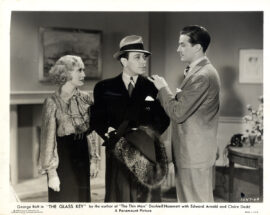 GLASS KEY, THE (1935) Photo ft. George Raft, Rosalind Keith, Ray Milland