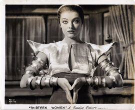 MYRNA LOY | THIRTEEN WOMEN (1932) Portrait as villain Ursula Georgi by Eugene Richee