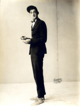 SLIM SUMMERVILLE at TRIANGLE-KEYSTONE (ca. 1915) Signed photo by Fred Hartsook