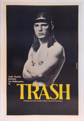 ANDY WARHOL'S TRASH (1970) One sheet poster