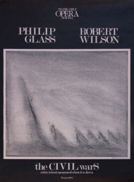 CIVIL WARS, THE: A TREE IS BEST MEASURED WHEN IT IS DOWN | ROME (1984) Theatre poster