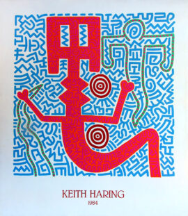 KEITH HARING 1984 (1986) French poster