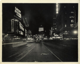 BROADWAY MOVIE THEATRES AT NIGHT (1929) Photo
