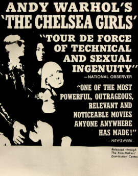 ANDY WARHOL'S CHELSEA GIRLS (1966) US poster