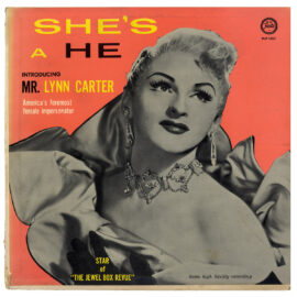 SHE'S A HE by Lynn Carter (1957) Vinyl record