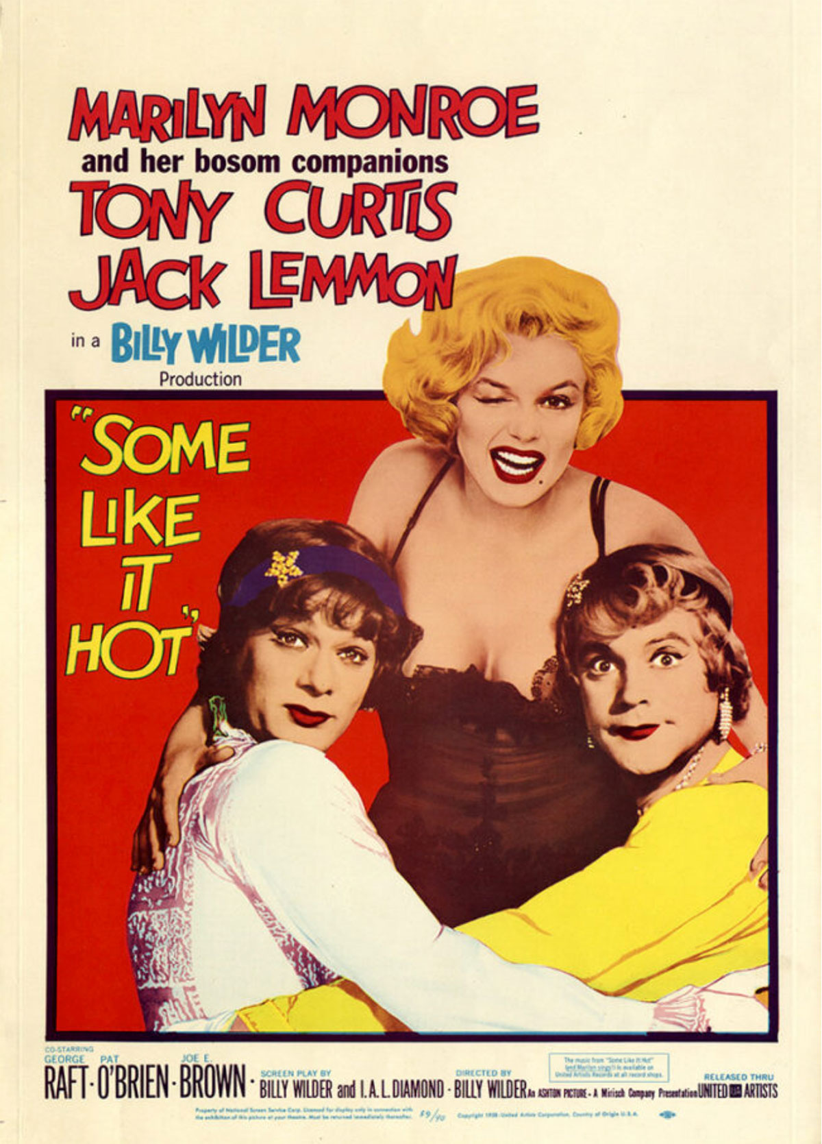 Some posters. В джазе только девушки Постер. Some like it hot Постер. Some like it hot 1959 poster.