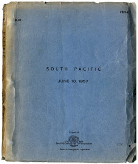 SOUTH PACIFIC (1957) Final script by Paul Osborn dated June 10, 1957