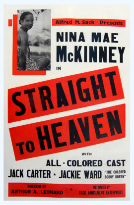 STRAIGHT TO HEAVEN (1939) One sheet poster