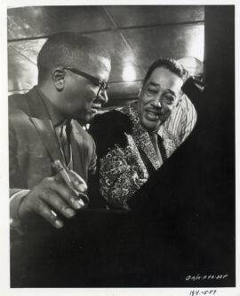 DUKE ELLINGTON, BILLY STRAYHORN | ANATOMY OF A MURDER (1959) Set of 2 photos