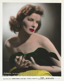 KATHARINE HEPBURN | HOLIDAY (1938) Hand-colored portrait