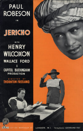 PAUL ROBESON | JERICHO (1937) UK pressbook