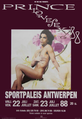 PRINCE - LOVESEXY '88 (1988) Belgian concert poster