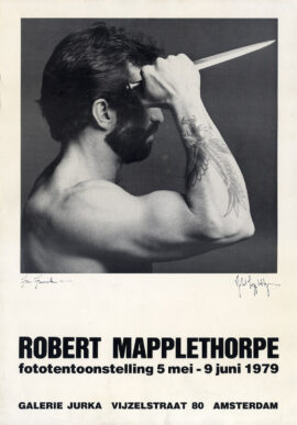 ROBERT MAPPLETHORPE FOTOTENTOONSTELLING [PHOTO EXHIBITION] (1979) Signed exhibit poster