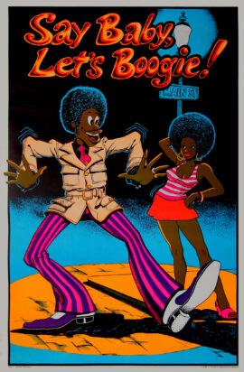 SAY BABY, LET'S BOOGIE! (1972) Silkscreen poster