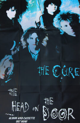 THE CURE - THE HEAD ON THE DOOR (1985) UK record store poster