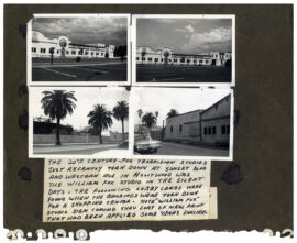 WILLIAM FOX STUDIOS COLLAGE (ca. 1960s) Scrapbook page