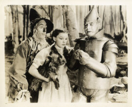 WIZARD OF OZ, THE (1939) Tin Man in forest