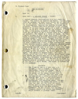 THE RAINMAKER (Jun 6, 1956) Screenplay by N. Richard Nash