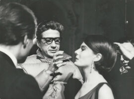 ALAIN RESNAIS DIRECTING | LAST YEAR AT MARIENBAD (1960) French BTS photo
