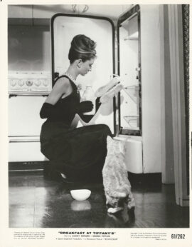 BREAKFAST AT TIFFANY'S (1961) Audrey Hepburn with Cat