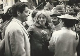 JACQUES DEMY, CATHERINE DENEUVE | THE UMBRELLAS OF CHERBOURG (1964) French BTS photo