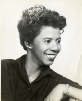 LORRAINE HANSBERRY (ca. 1960) Portrait