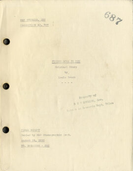 FLYING DOWN TO RIO (Aug 25, 1933) Final film script