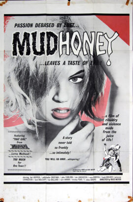 Russ Meyer (director) MUDHONEY (1965) One sheet poster style "pink"