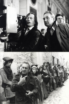 ANDRZEJ WAJDA DIRECTS | DANTON (1983) Set of 2 French BTS photos