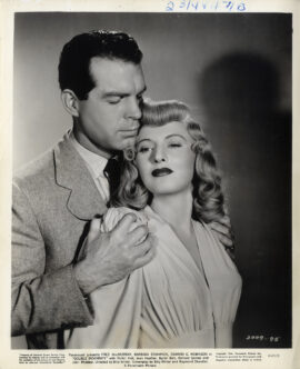 DOUBLE INDEMNITY (1944) Newspaper promotional photo