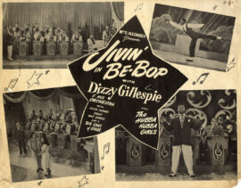 Dizzy Gillespie (actor) JIVIN' IN BE-BOP (1947) Lobby card