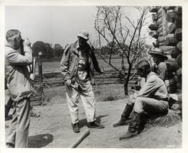 JOHN FORD DIRECTS | HOW THE WEST WAS WON (1961) Set of 3 BTS photos