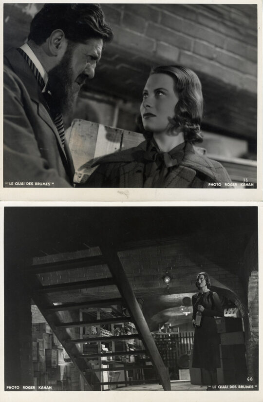 LE QUAI DES BRUMES [PORT OF SHADOWS] (1938) Set of 2 French photos