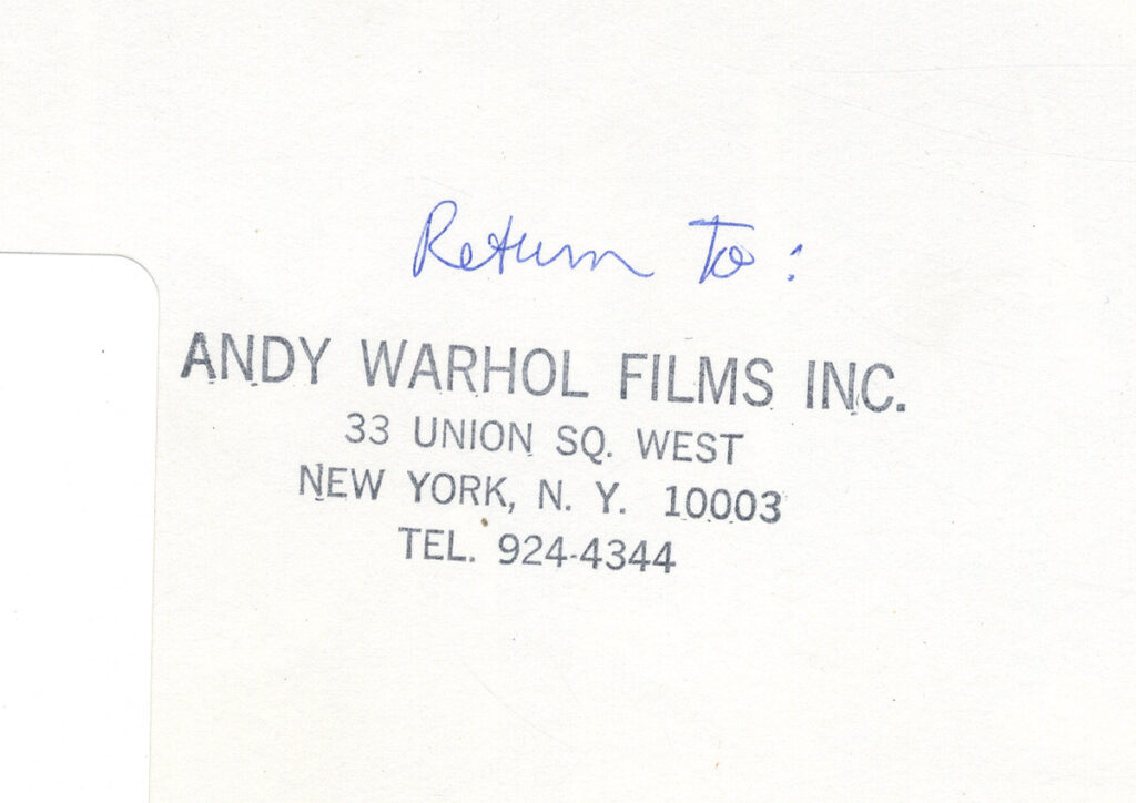 Andy Warhol's THE LOVES OF ONDINE (1968) Photo
