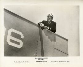 THE NEGRO SAILOR (1945) Set of 4 photos