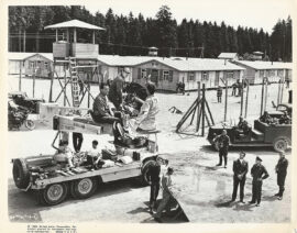 JOHN STURGES ON SET | THE GREAT ESCAPE (1963) BTS photo