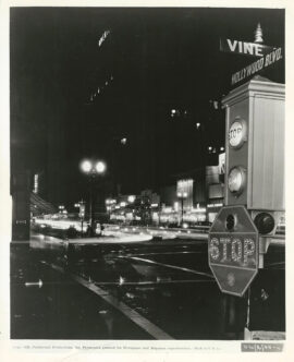 HOLLYWOOD AND VINE (1936) BTS location photo