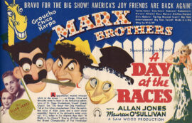 MARX BROTHERS | A DAY AT THE RACES (1937) Herald