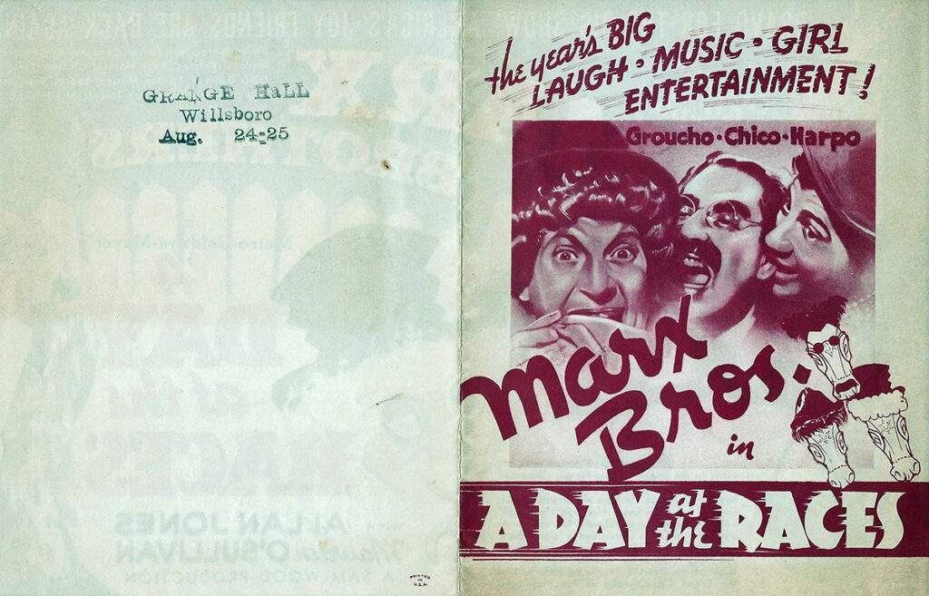 MARX BROTHERS | A DAY AT THE RACES (1937) Herald