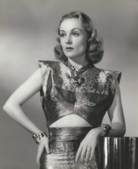 CAROLE LOMBARD AT RKO (1940) Studio portrait