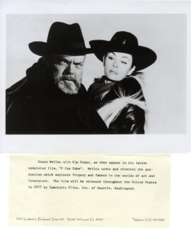 Orson Welles (director) F FOR FAKE (1973) Set of 5 photos