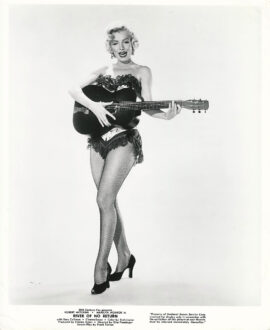 MARILYN MONROE WITH GUITAR | RIVER OF NO RETURN (1954) Publicity portrait