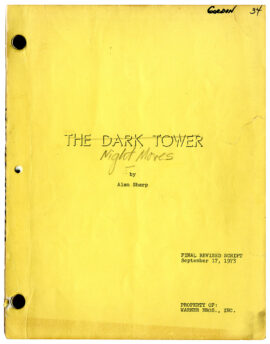 NIGHT MOVES (Sep 17, 1973) Final revised film script