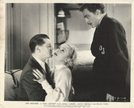 TWENTIETH CENTURY (1934) Ralph Forbes, Carole Lombard, John Barrymore aboard train