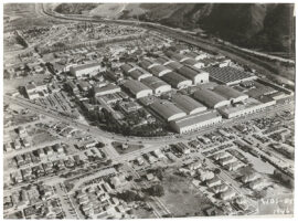 WARNER BROTHERS STUDIO LOT (1946) Aerial photo