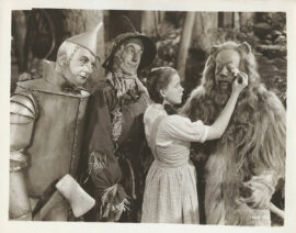 WIZARD OF OZ, THE (1939) Dorothy meets the Cowardly Lion