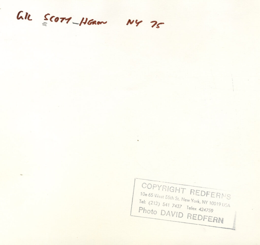 GIL SCOTT-HERON (1975) Photo - Image 2
