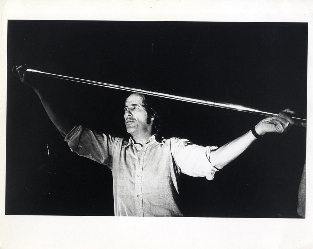 KENNETH ANGER DIRECTING | LUCIFER RISING (1972) BTS photo