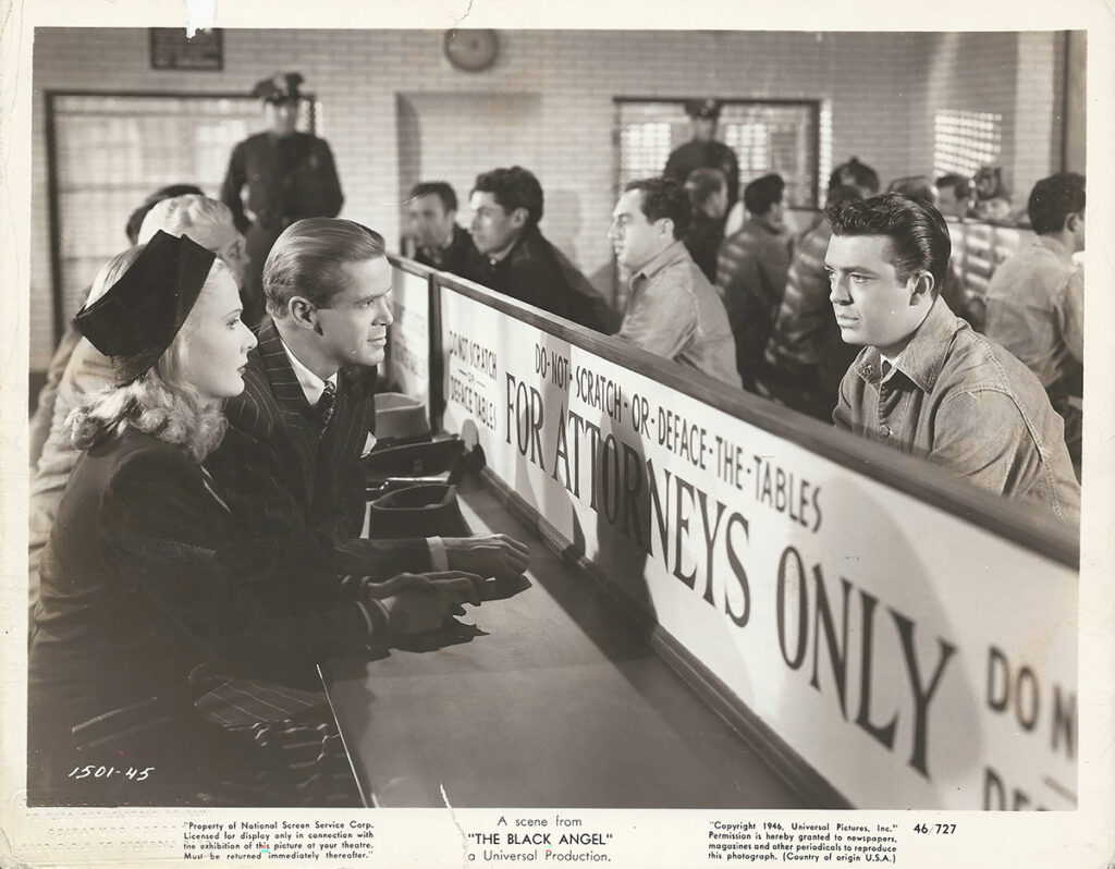 BLACK ANGEL (1946) Photo archive